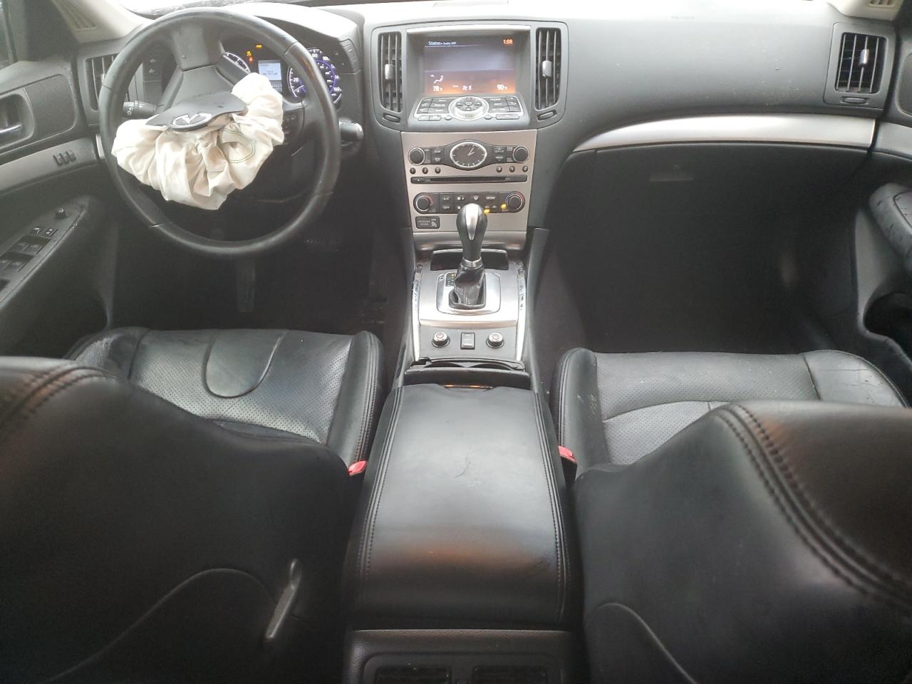 2013 Infiniti G VIN JN1CV6AR9DM770357 Copart auction photo, front end damage thumbnail 8