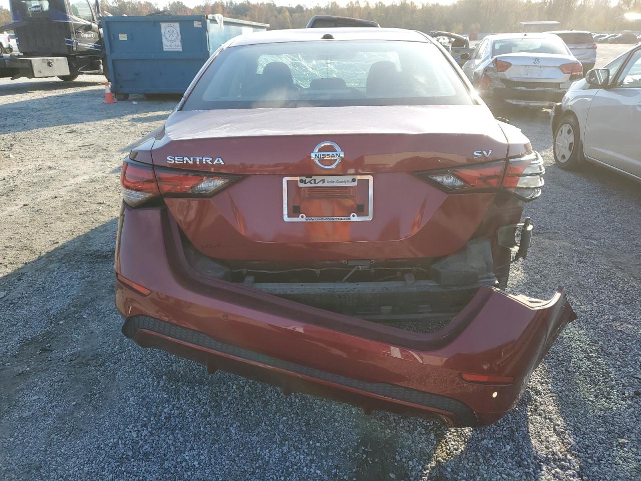 2020 Nissan Sentra VIN 3N1AB8CV9LY227642 Copart auction photo, all over damage thumbnail 6