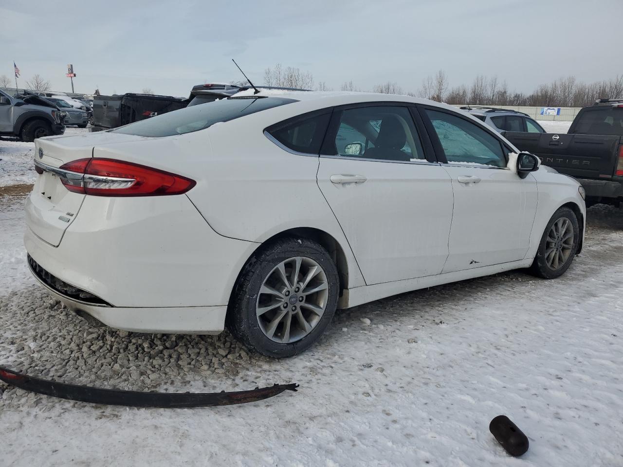 2017 Ford Fusion VIN 3FA6P0HD8HR378646 Copart auction photo, front end / rear end damage thumbnail 3