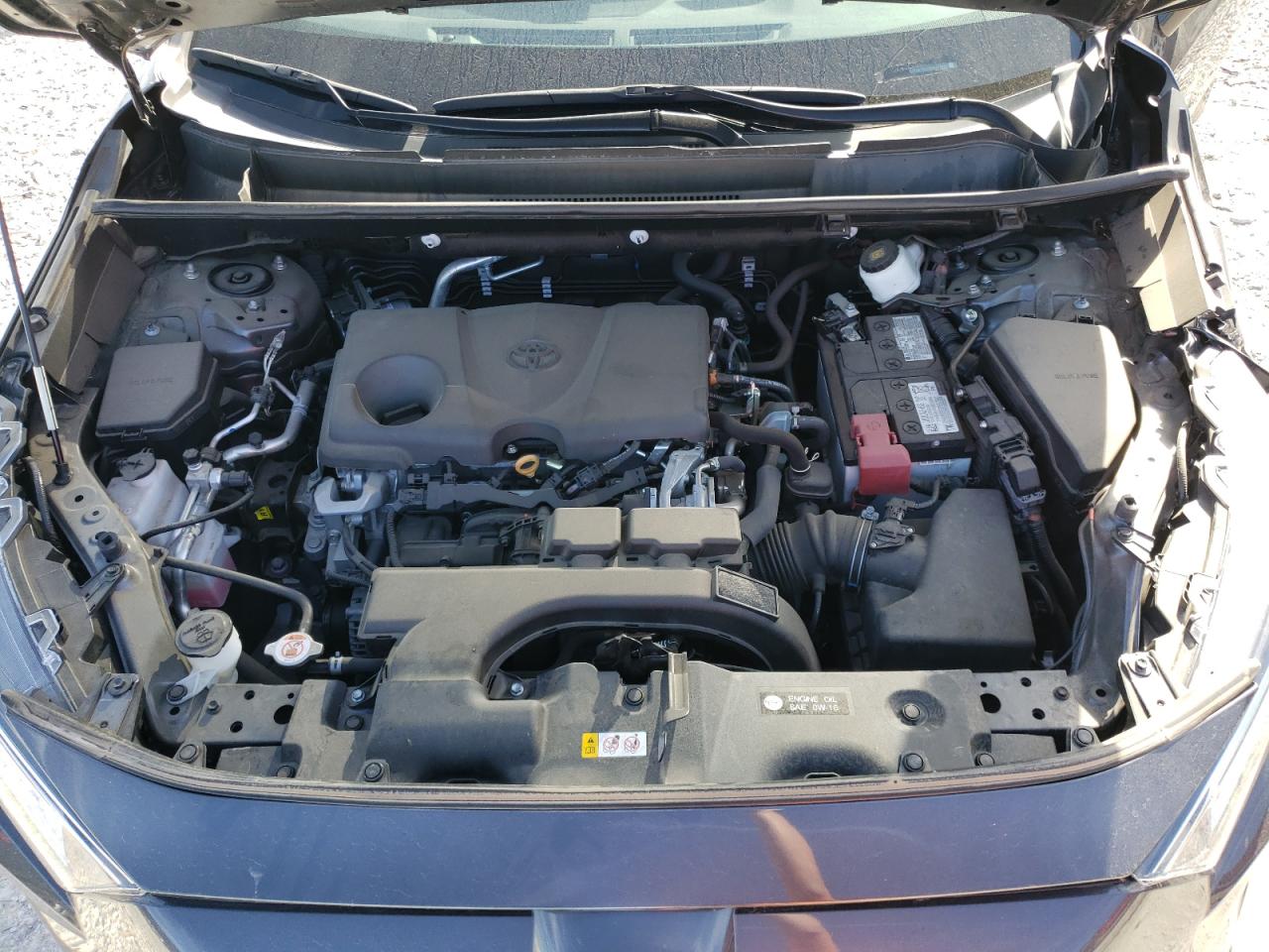 2021 Toyota RAV 4 VIN 2T3W1RFV0MW179690 Copart auction photo, front end / side damage thumbnail 13