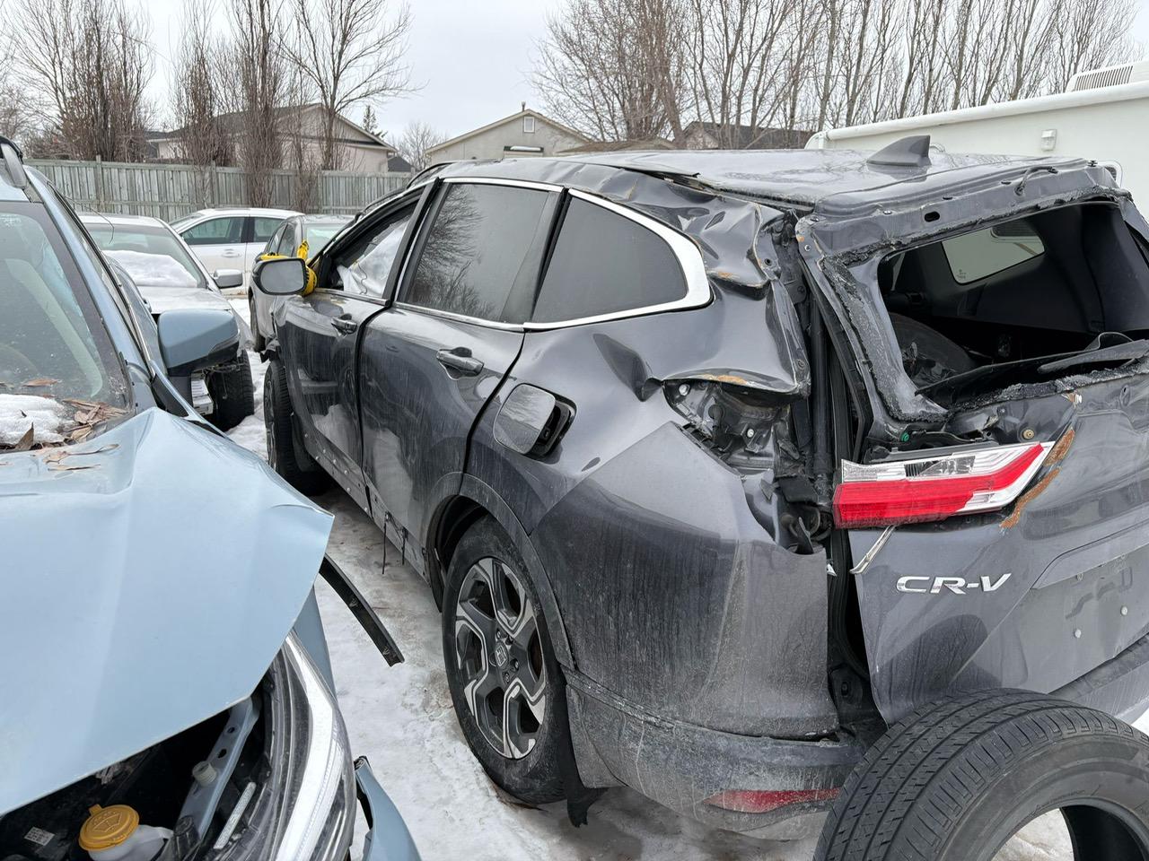 2019 Honda CR-V VIN 2HKRW2H89KH145913 Copart auction photo, rollover / undercarriage damage thumbnail 2