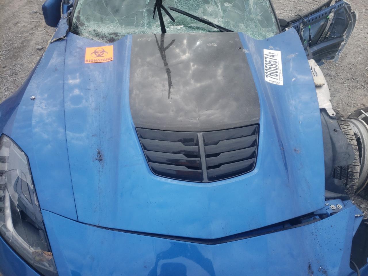 2016 Chevrolet Corvette VIN 1G1YT2D67G5609936 Copart auction photo, all over damage thumbnail 11