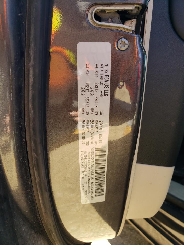 2020 Chrysler Pacifica VIN 2C4RC1BG5LR209453 Copart auction photo, water/flood / minor dent/scratches damage thumbnail 15