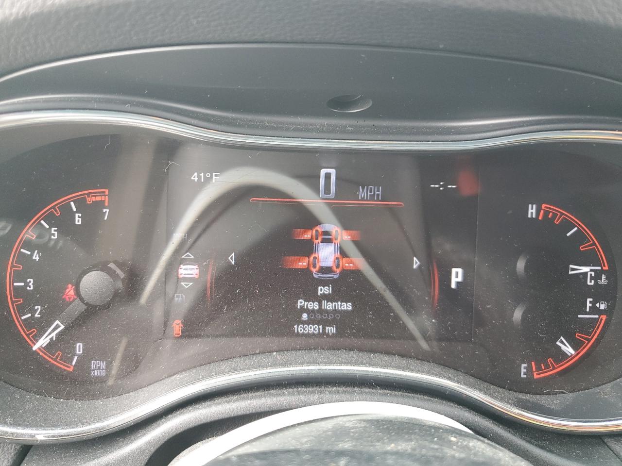 2015 Dodge Durango VIN 1C4RDHAG7FC244600 Copart auction photo, rear end / hail damage thumbnail 9