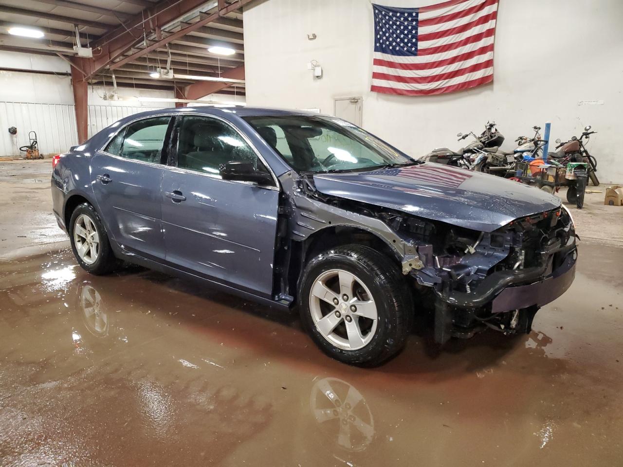 2014 Chevrolet Malibu VIN 1G11B5SLXEF115351 Copart auction photo, side / front end damage thumbnail 4