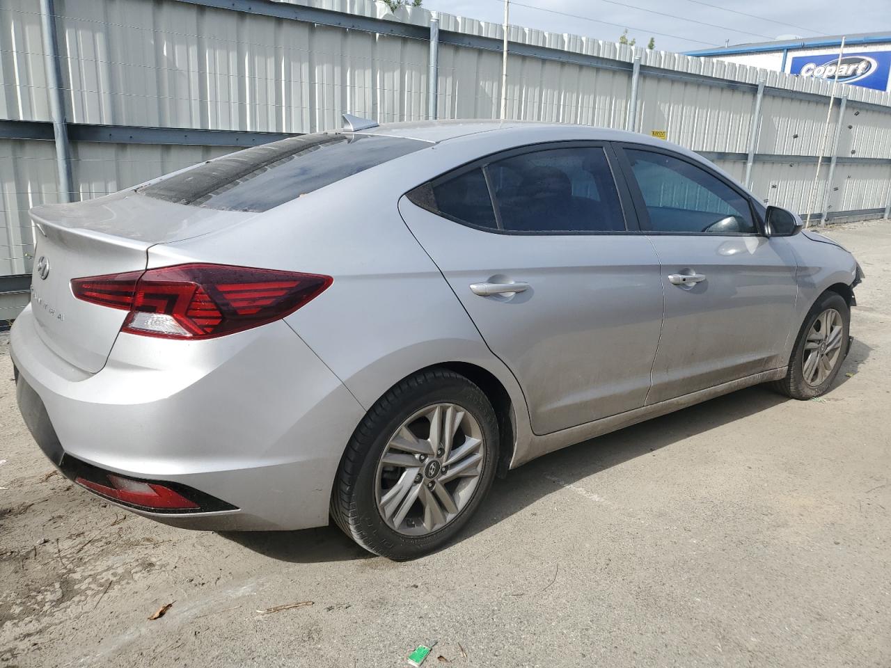 2020 Hyundai Elantra VIN KMHD84LF7LU021227 Copart auction photo, front end damage thumbnail 3