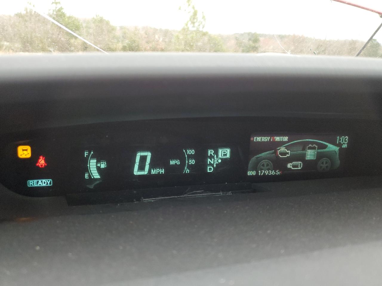 2013 Toyota Prius VIN JTDKN3DU4D1729966 Copart auction photo, front end / rear end damage thumbnail 9