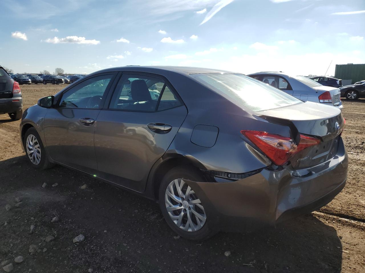 2019 Toyota Corolla VIN 2T1BURHE1KC146627 Copart auction photo, rear end / minor dent/scratches damage thumbnail 2