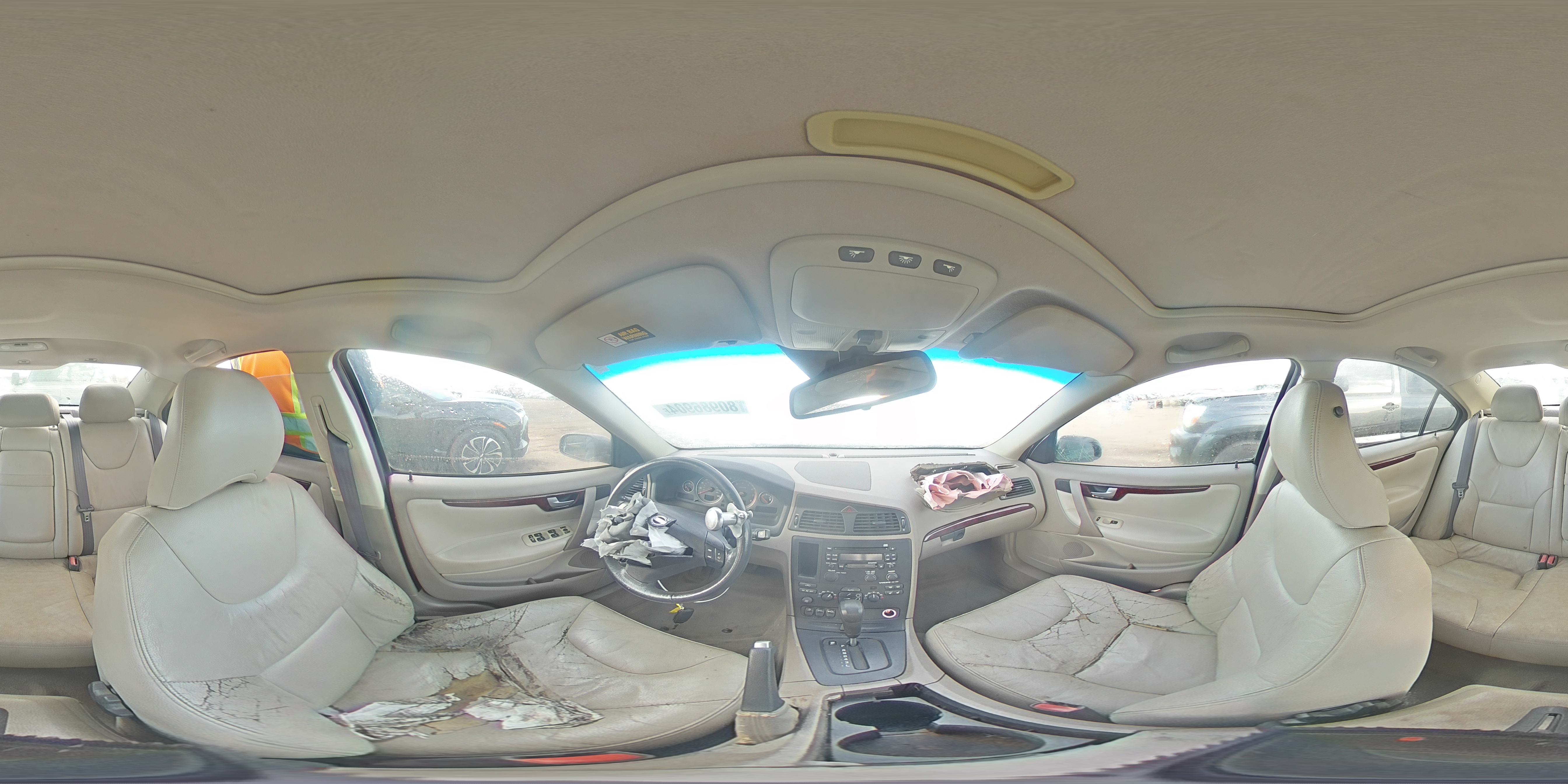 2004 Volvo S60 VIN YV1RS61T142350562 Copart auction photo, side / front end damage thumbnail 13