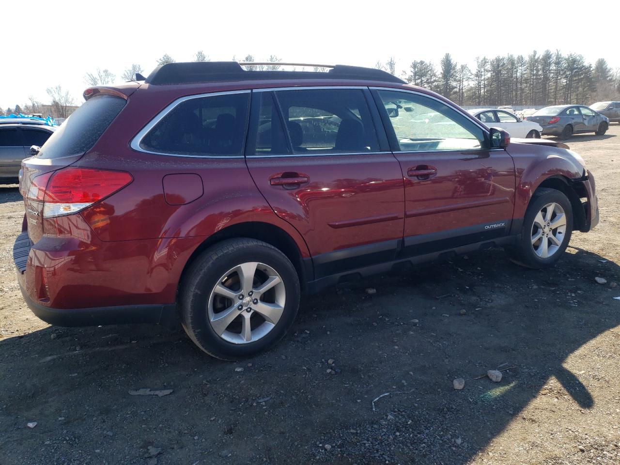 2014 Subaru Outback VIN 4S4BRBMC3E3310496 Copart auction photo, front end / minor dent/scratches damage thumbnail 3