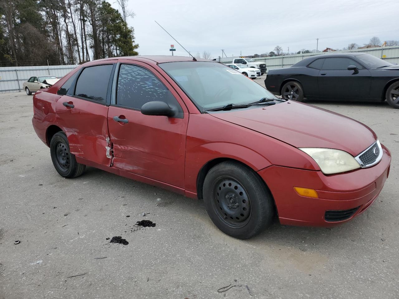 2005 Ford Focus VIN 1FAFP34NX5W297866 Copart auction photo, side damage thumbnail 4