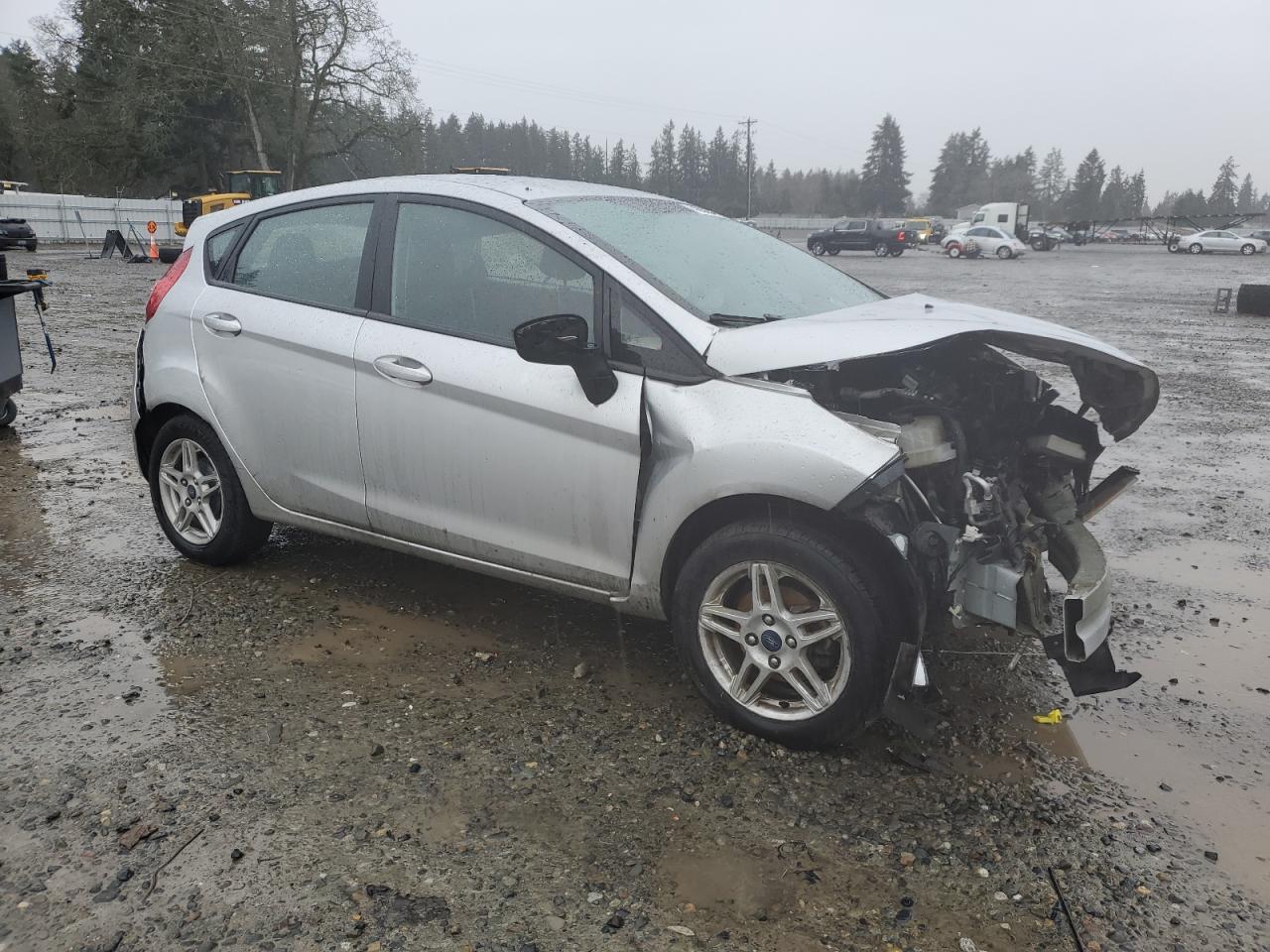 2019 Ford Fiesta VIN 3FADP4EJ9KM124117 Copart auction photo, front end / rear end damage thumbnail 4