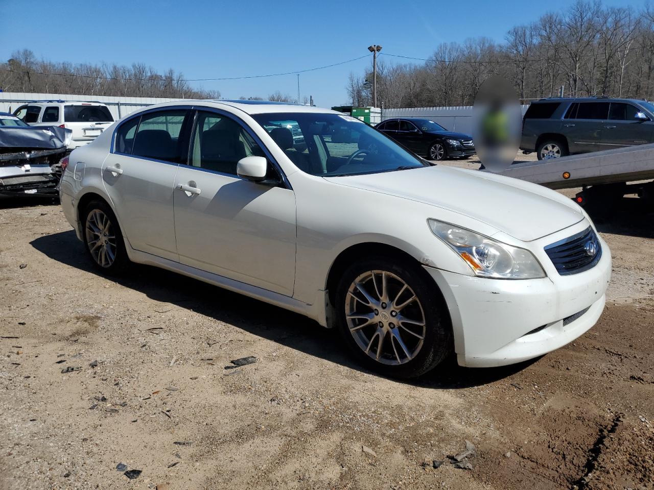 2008 Infiniti G VIN JNKBV61FX8M277936 Copart auction photo, mechanical damage thumbnail 4