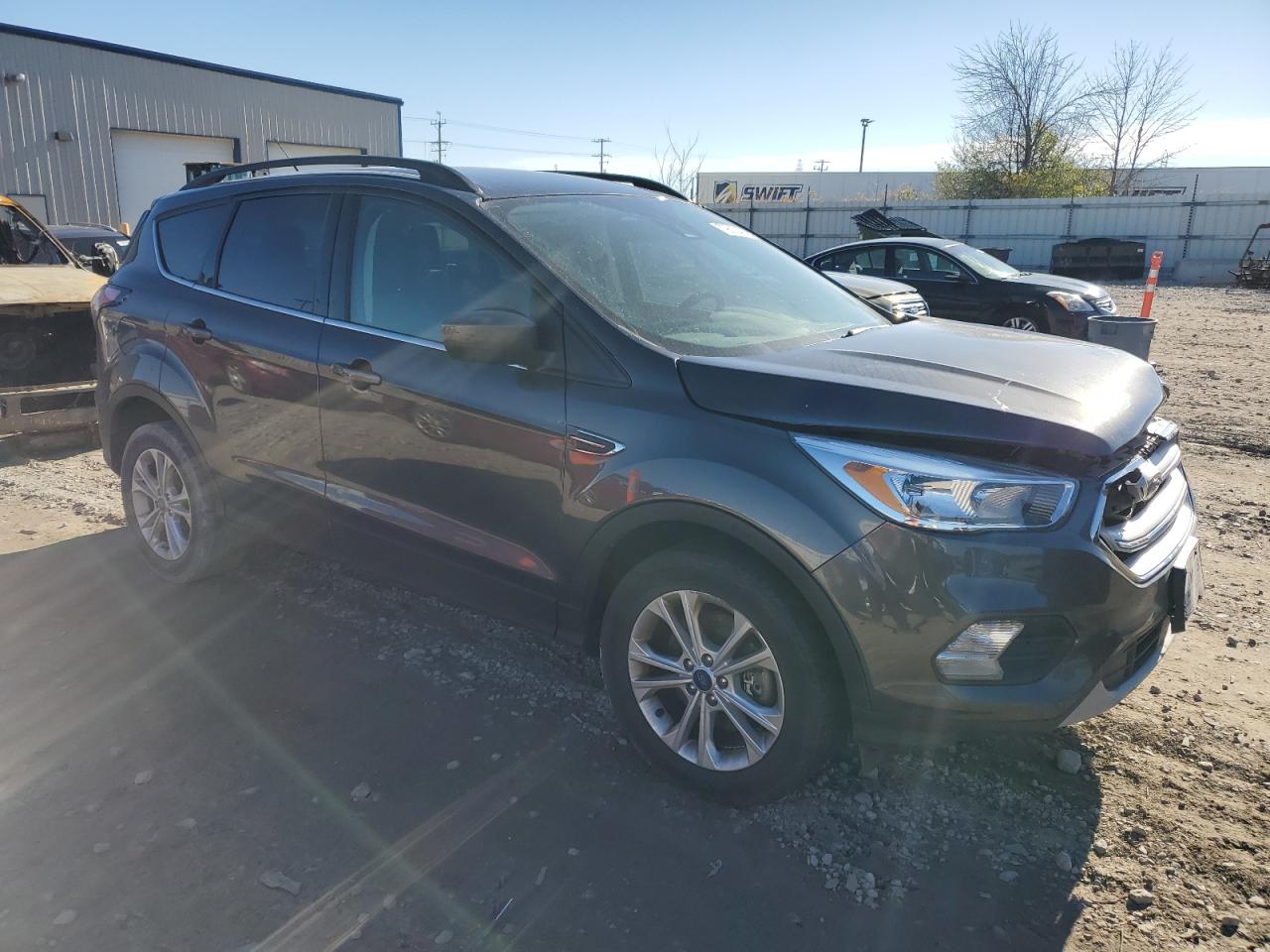2018 Ford Escape VIN 1FMCU9GD6JUC63078 Copart auction photo, front end damage thumbnail 4
