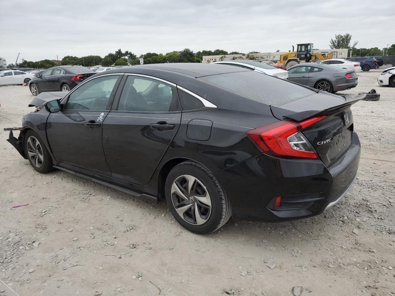 2019 Honda Civic VIN 19XFC2F62KE004652 Copart auction photo, front end damage thumbnail 2