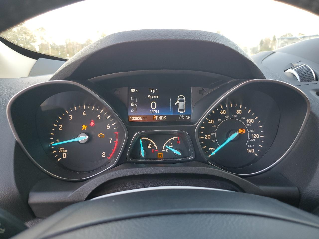 2017 Ford Escape VIN 1FMCU0GD7HUE22504 Copart auction photo, front end / side damage thumbnail 9