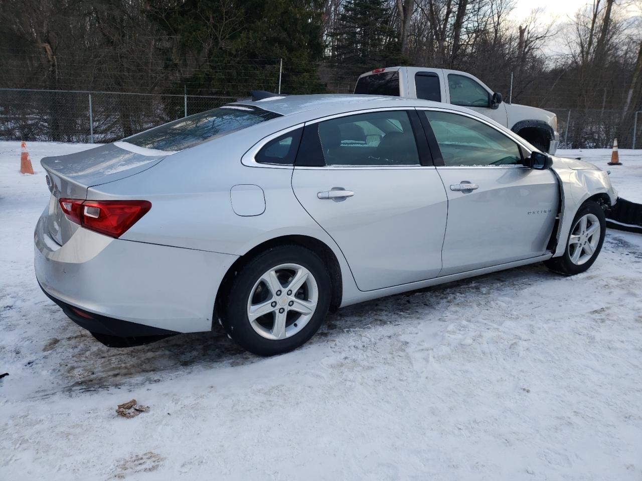 2022 Chevrolet Malibu VIN 1G1ZC5STXNF166896 Copart auction photo, front end / rear end damage thumbnail 3