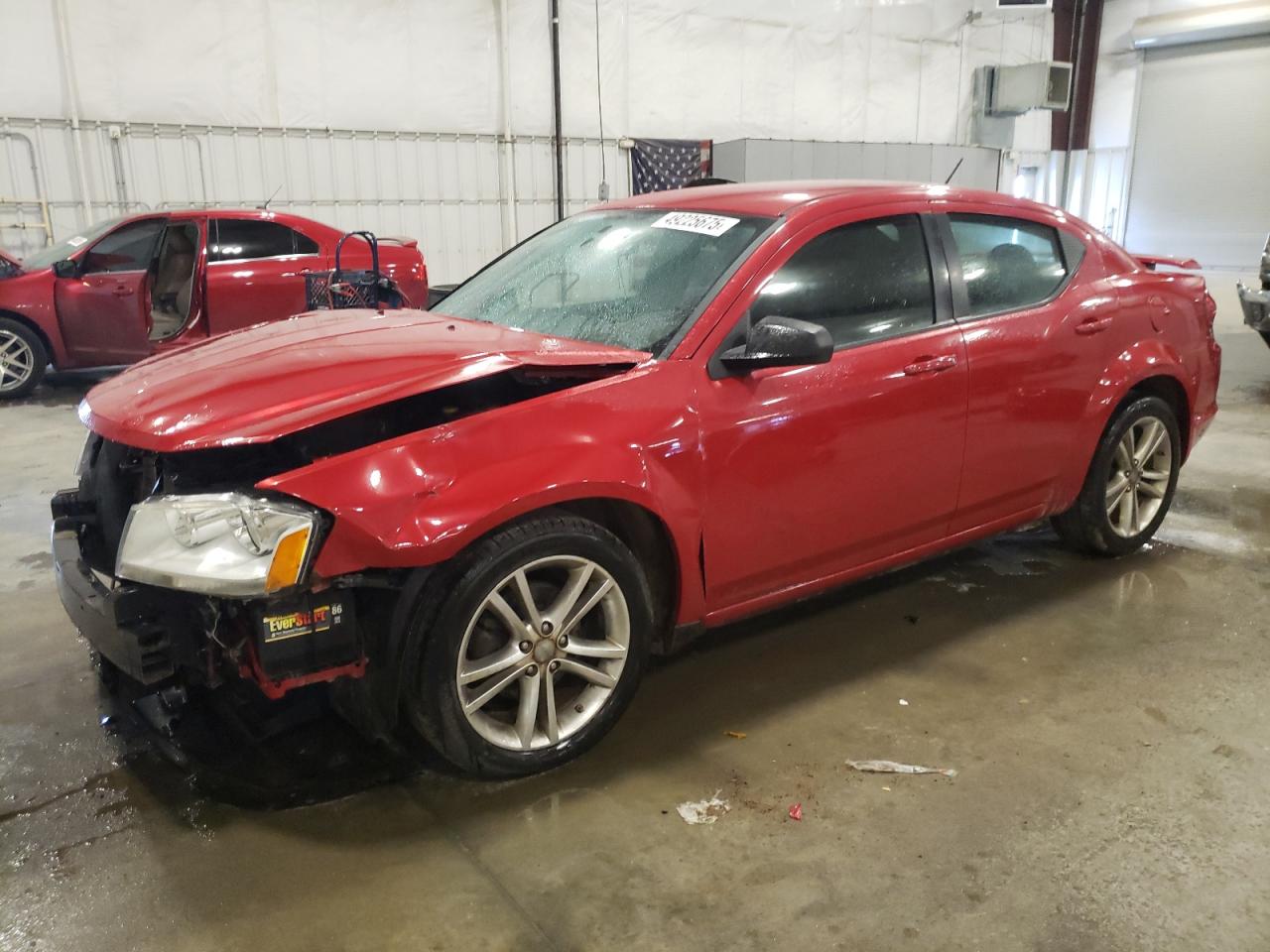 2012 Dodge Avenger VIN 1C3CDZAG4CN316014 - Copart auction photo