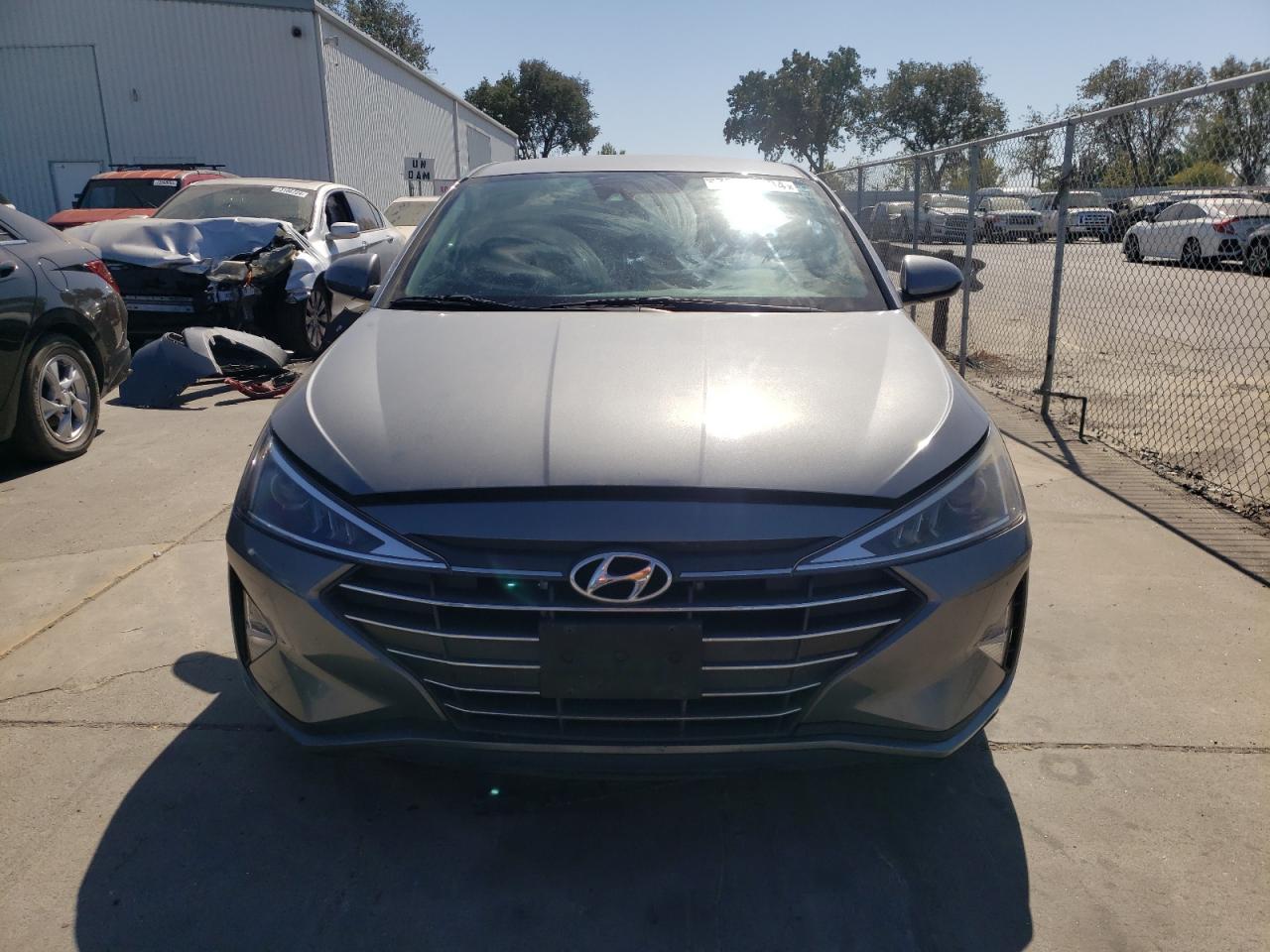 2019 Hyundai Elantra VIN KMHD84LF5KU761454 Copart auction photo, rear end damage thumbnail 5