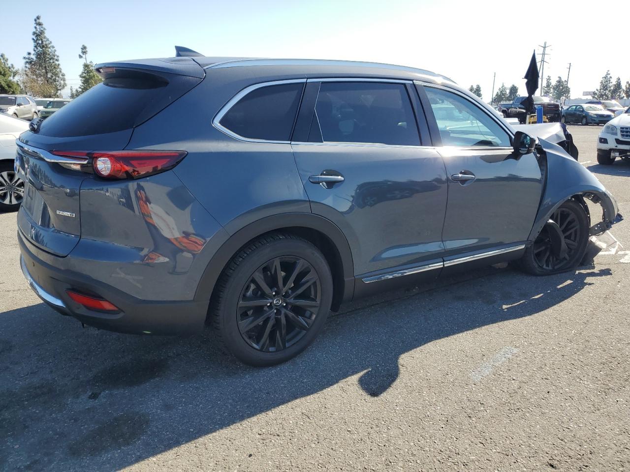 2023 Mazda CX-9 VIN JM3TCBDY5P0644031 Copart auction photo, front end damage thumbnail 3