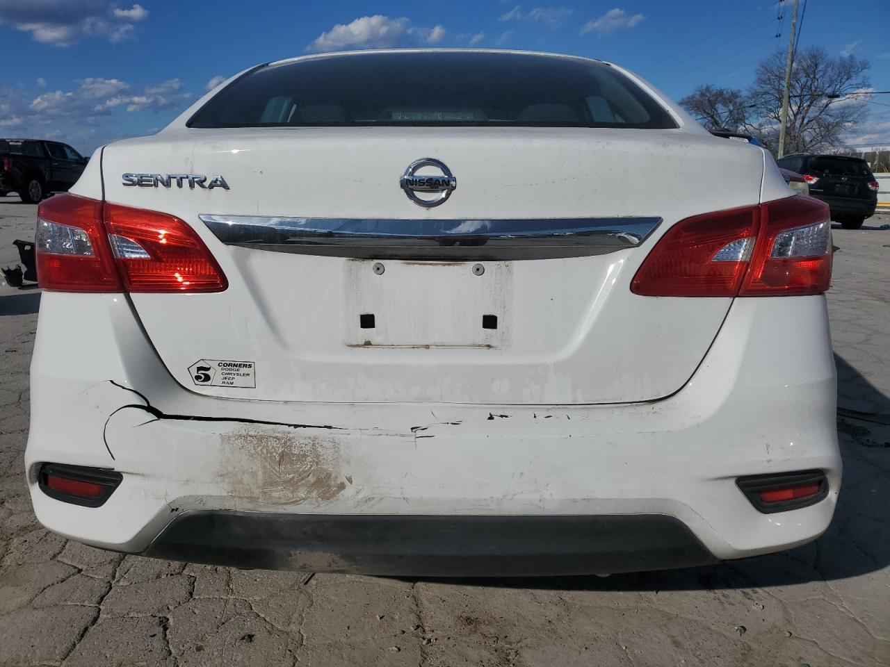 2016 Nissan Sentra VIN 3N1AB7AP0GY291332 Copart auction photo, rear end / front end damage thumbnail 6