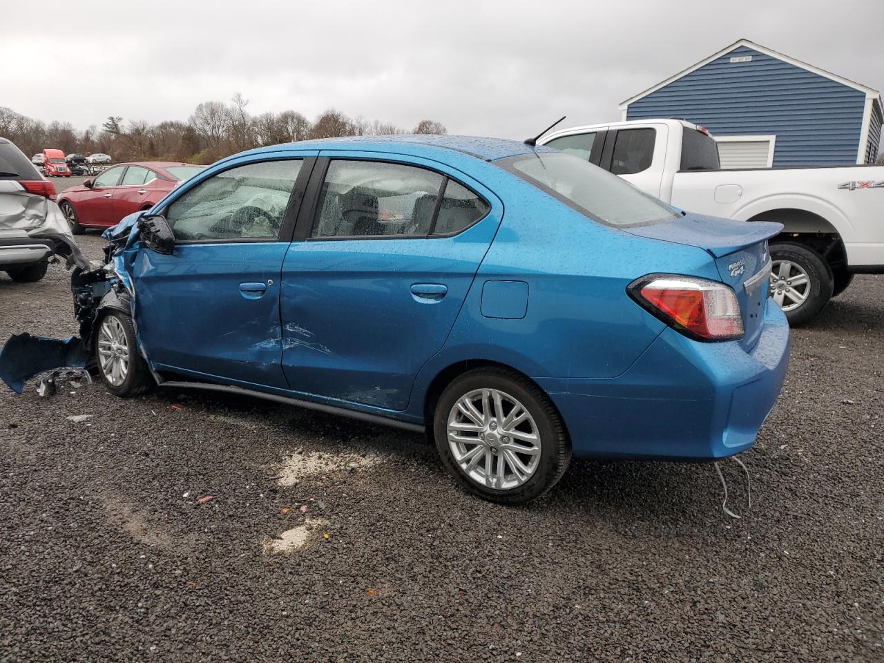 2024 Mitsubishi Mirage VIN ML32FUFJ5RHF02375 Copart auction photo, front end / side damage thumbnail 2
