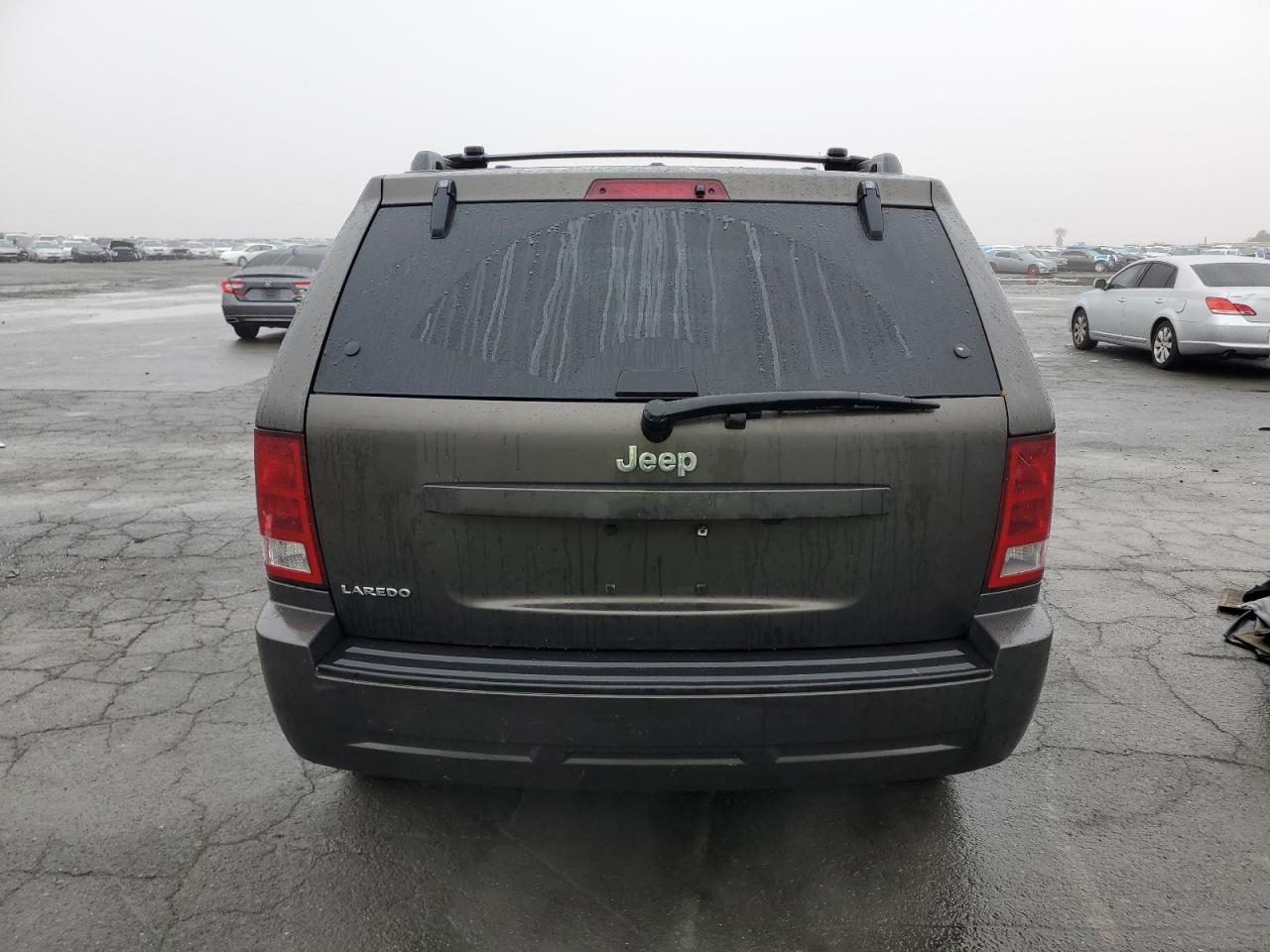 2006 Jeep Grand Cherokee VIN 1J4GS48K76C307611 Copart auction photo, burn damage thumbnail 6