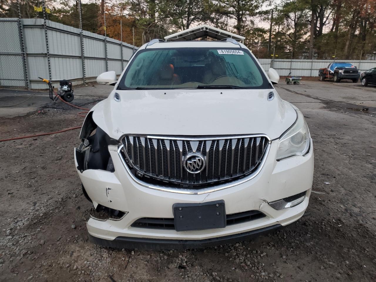 2013 Buick Enclave VIN 5GAKVCKD7DJ167744 Copart auction photo, front end / side damage thumbnail 5
