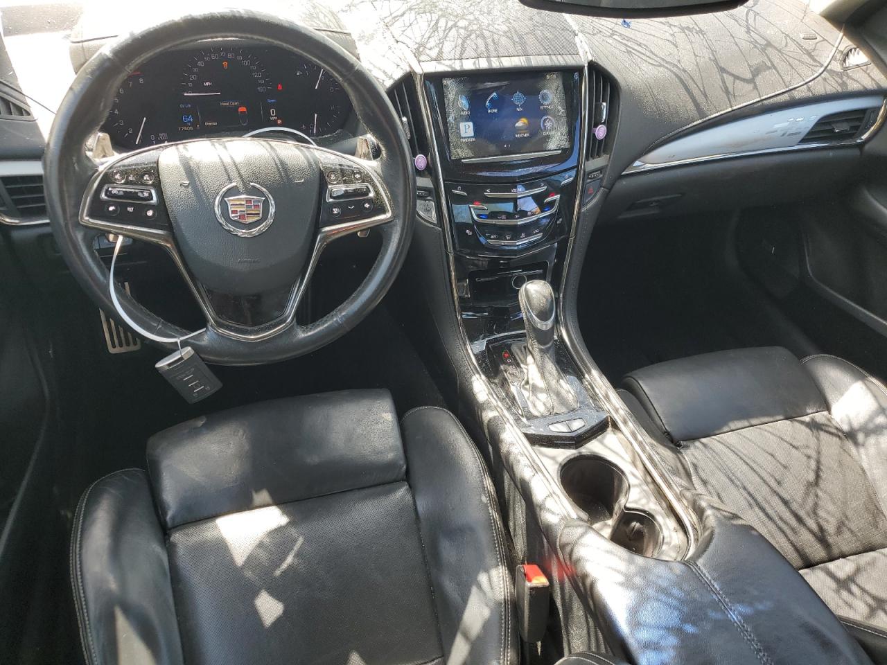 2013 Cadillac ATS VIN 1G6AF5SX4D0139518 Copart auction photo, top/roof / front end damage thumbnail 8