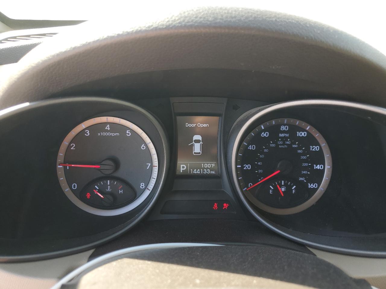 2014 Hyundai Santa Fe VIN 5XYZU3LB7EG155284 Copart auction photo, side damage thumbnail 9