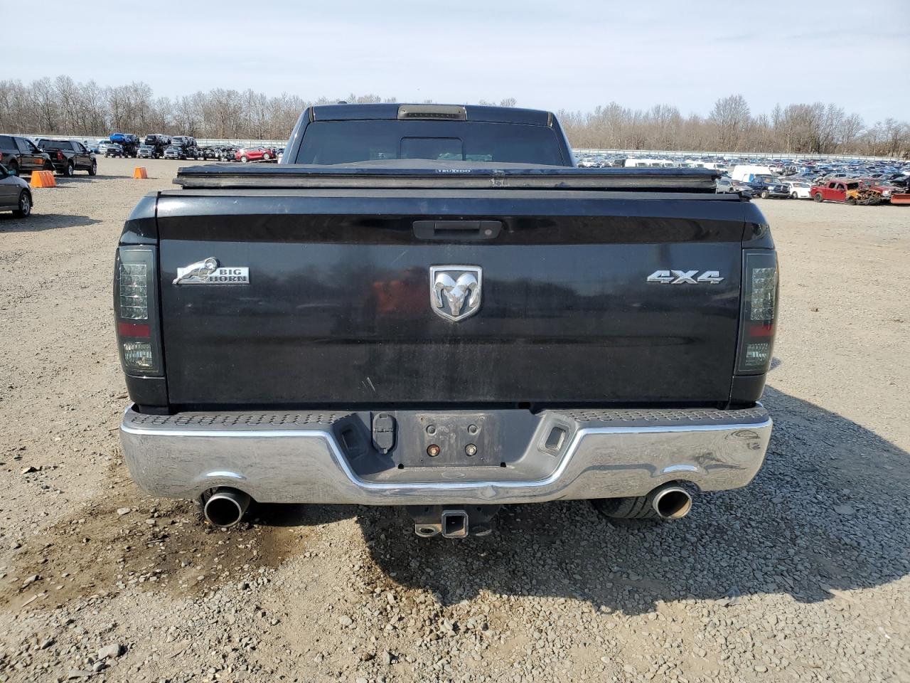 2014 RAM 1500 VIN 1C6RR7GT9ES409252 Copart auction photo, front end / side damage thumbnail 6