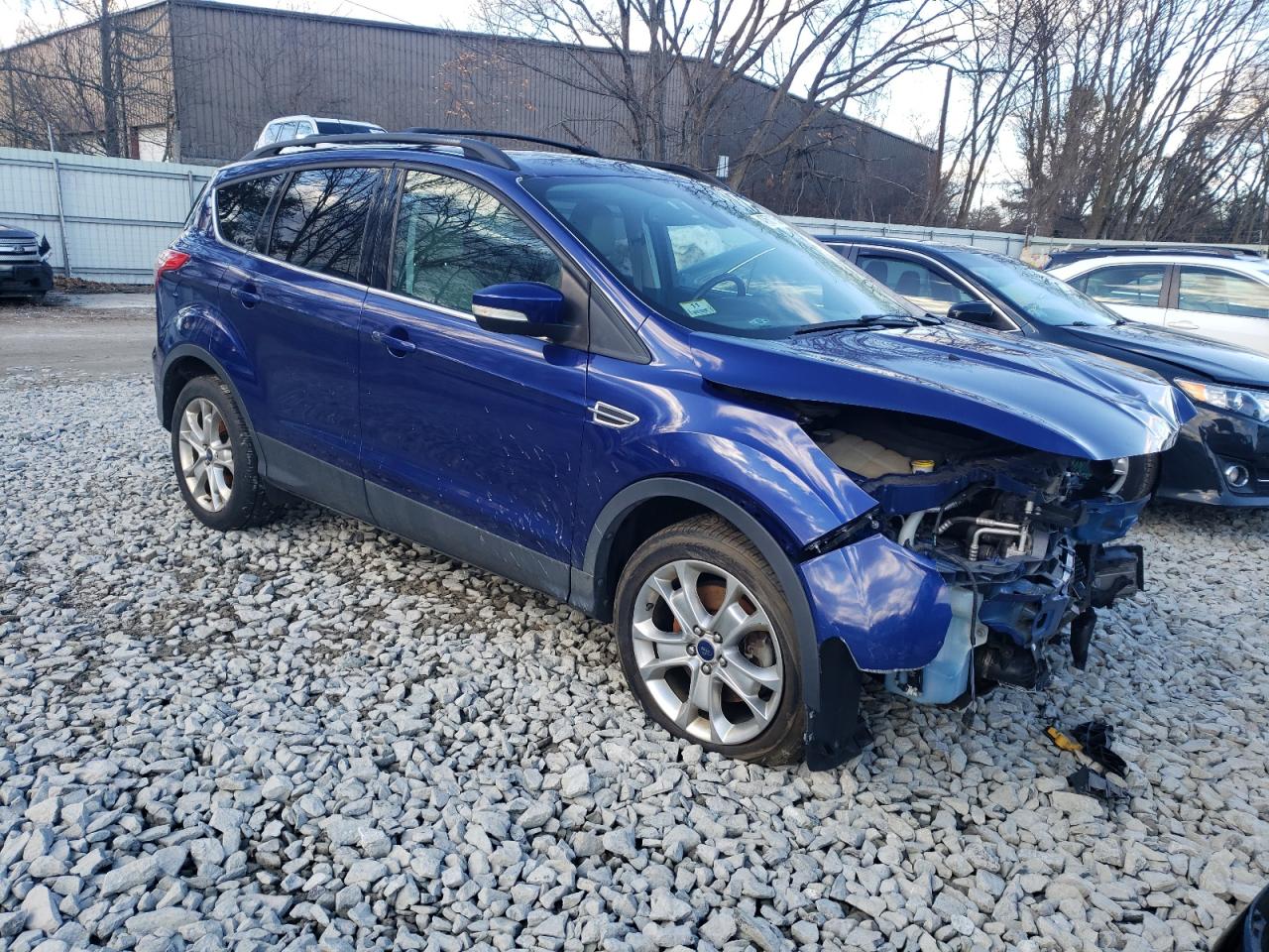 2013 Ford Escape VIN 1FMCU9H98DUC77482 Copart auction photo, front end / minor dent/scratches damage thumbnail 4