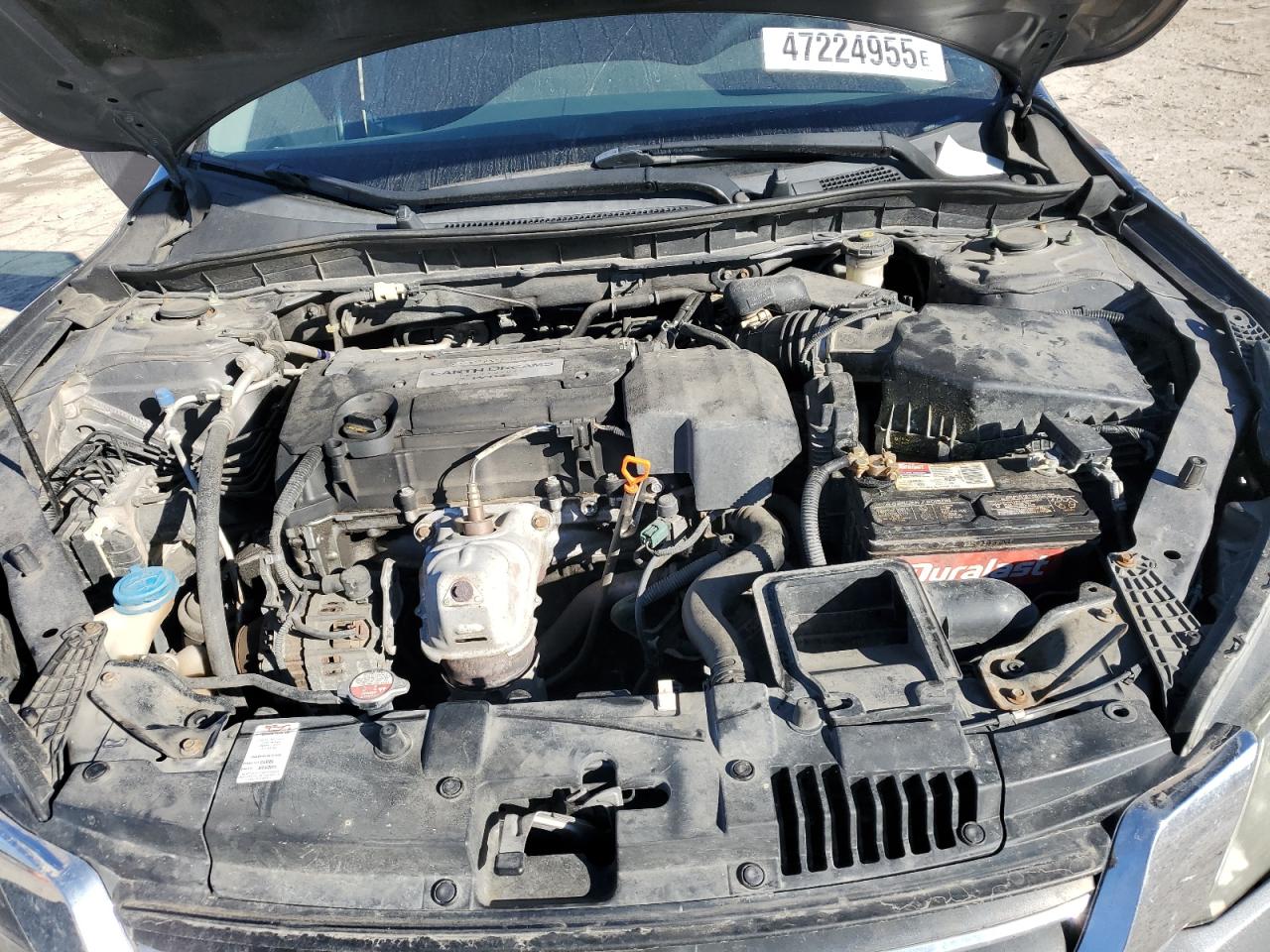 2013 Honda Accord VIN 1HGCR2F31DA055848 Copart auction photo, side / front end damage thumbnail 13