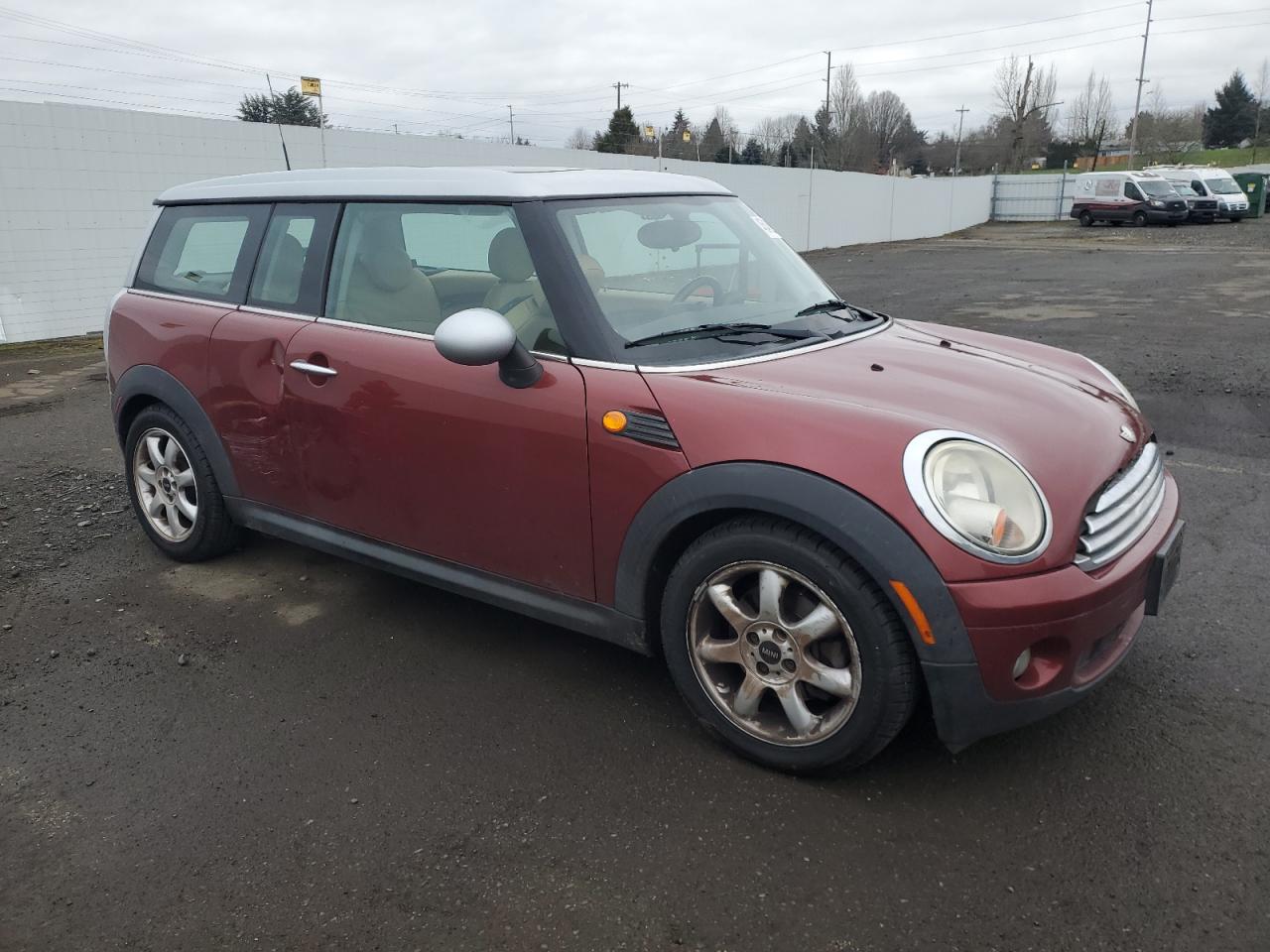 2008 MINI Cooper VIN WMWML33528TJ46358 Copart auction photo, all over damage thumbnail 4