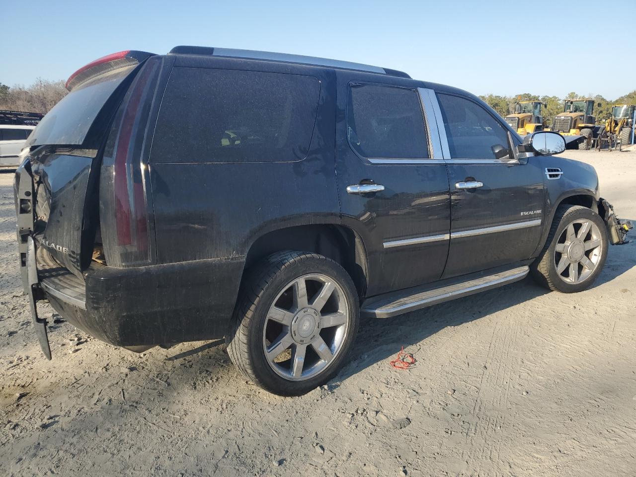 2014 Cadillac Escalade VIN 1GYS3BEF1ER188615 Copart auction photo, front end / side damage thumbnail 3