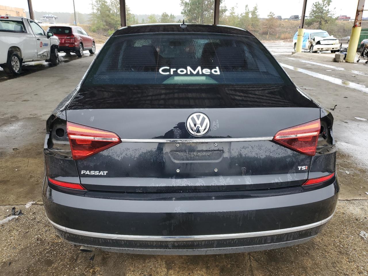 2017 Volkswagen Passat VIN 1VWAT7A31HC072281 Copart auction photo, side damage thumbnail 6