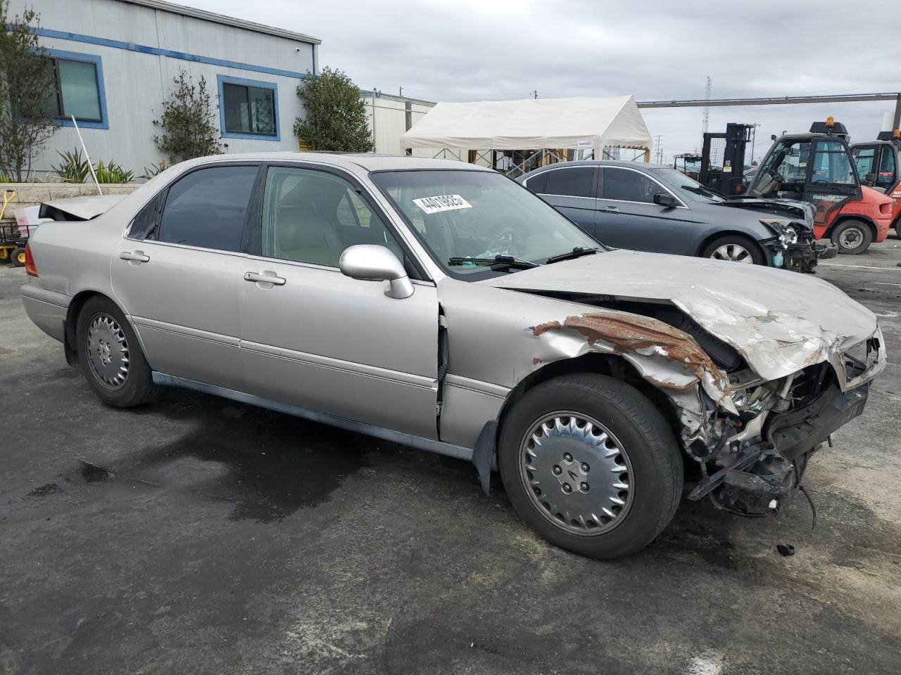 1997 Acura RL VIN JH4KA9643VC008134 Copart auction photo, front end / all over damage thumbnail 4