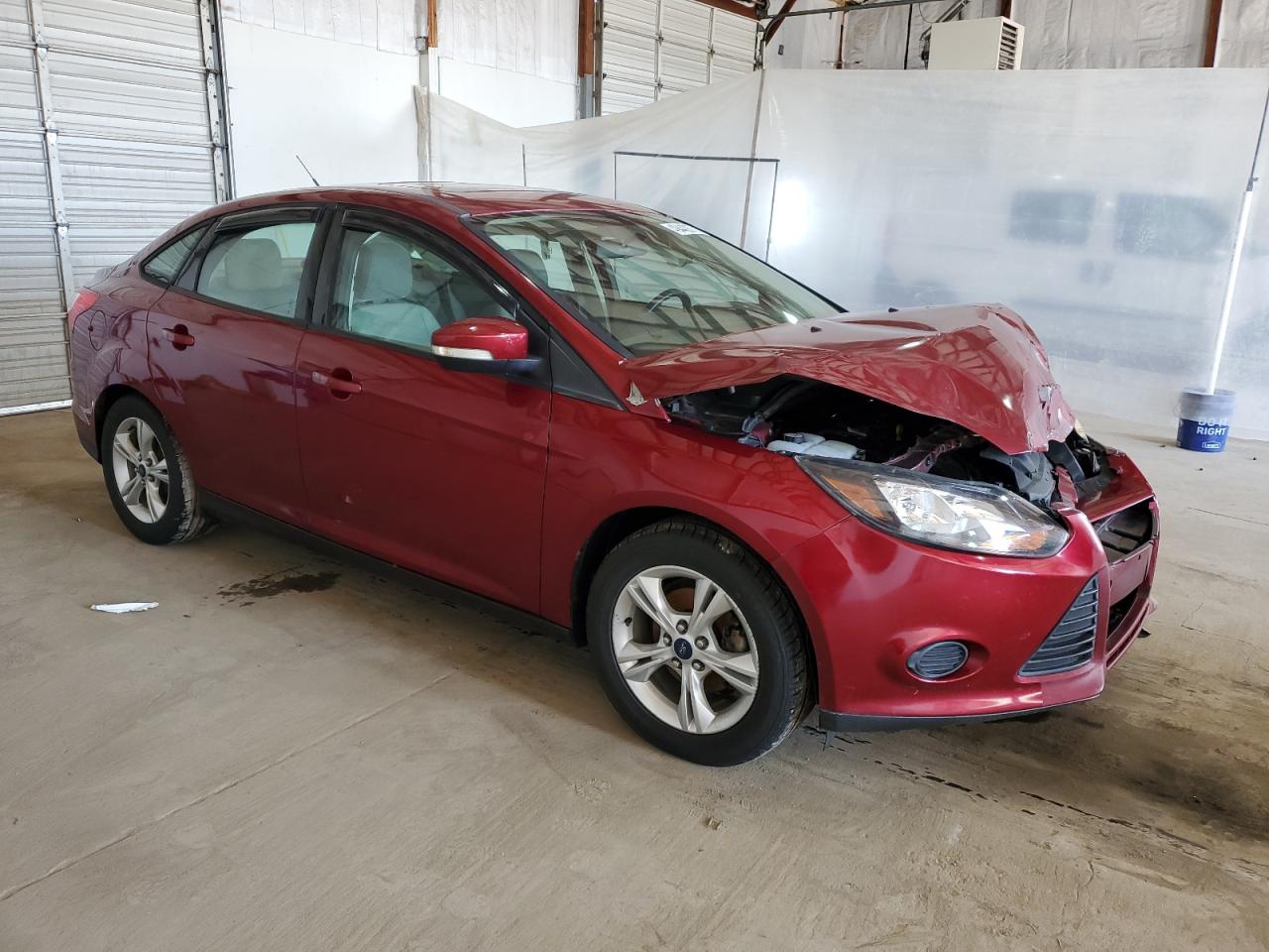 2014 Ford Focus VIN 1FADP3F25EL320031 Copart auction photo, front end / frame damage damage thumbnail 4