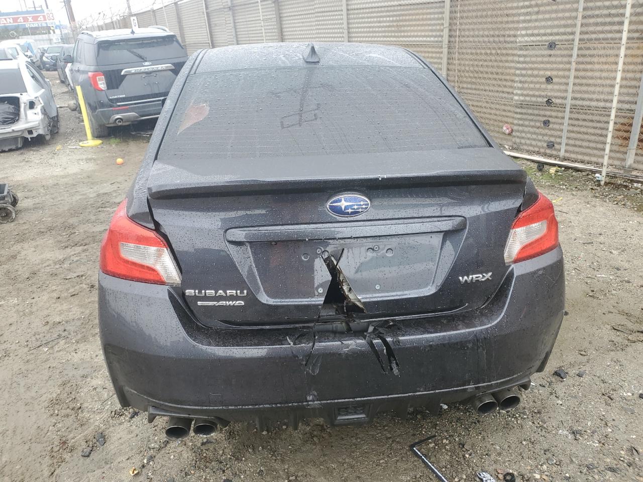 2019 Subaru WRX VIN JF1VA1B63K9824704 Copart auction photo, burn damage thumbnail 6