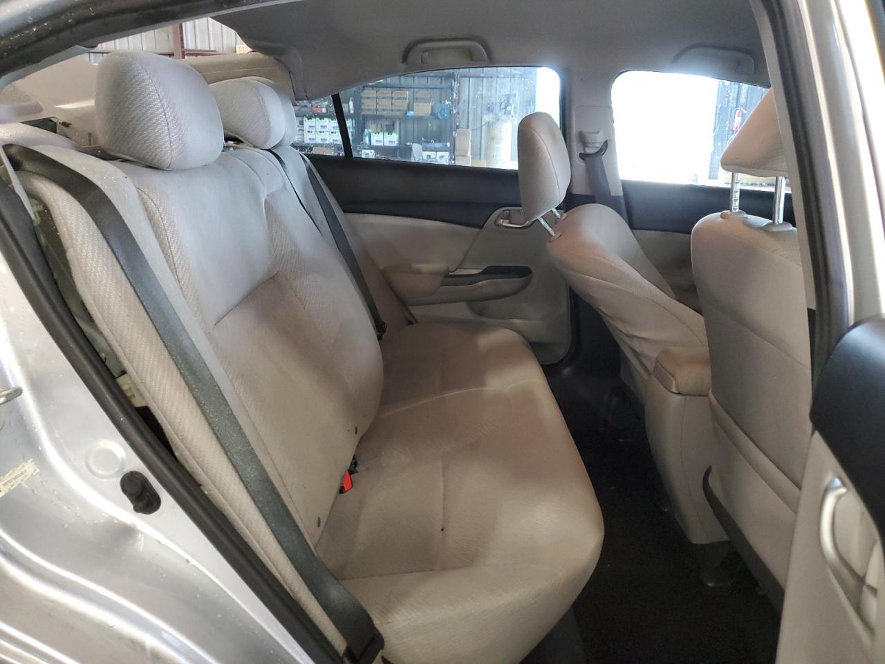 2013 Honda Civic VIN 19XFB2F59DE035510 Copart auction photo, rear end damage thumbnail 10