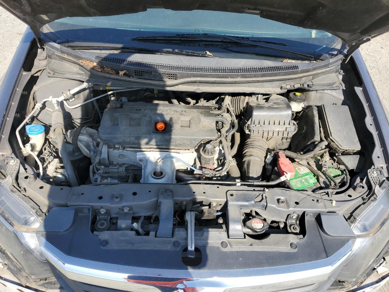 2012 Honda Civic VIN 2HGFB2F90CH550287 Copart auction photo, front end damage thumbnail 11