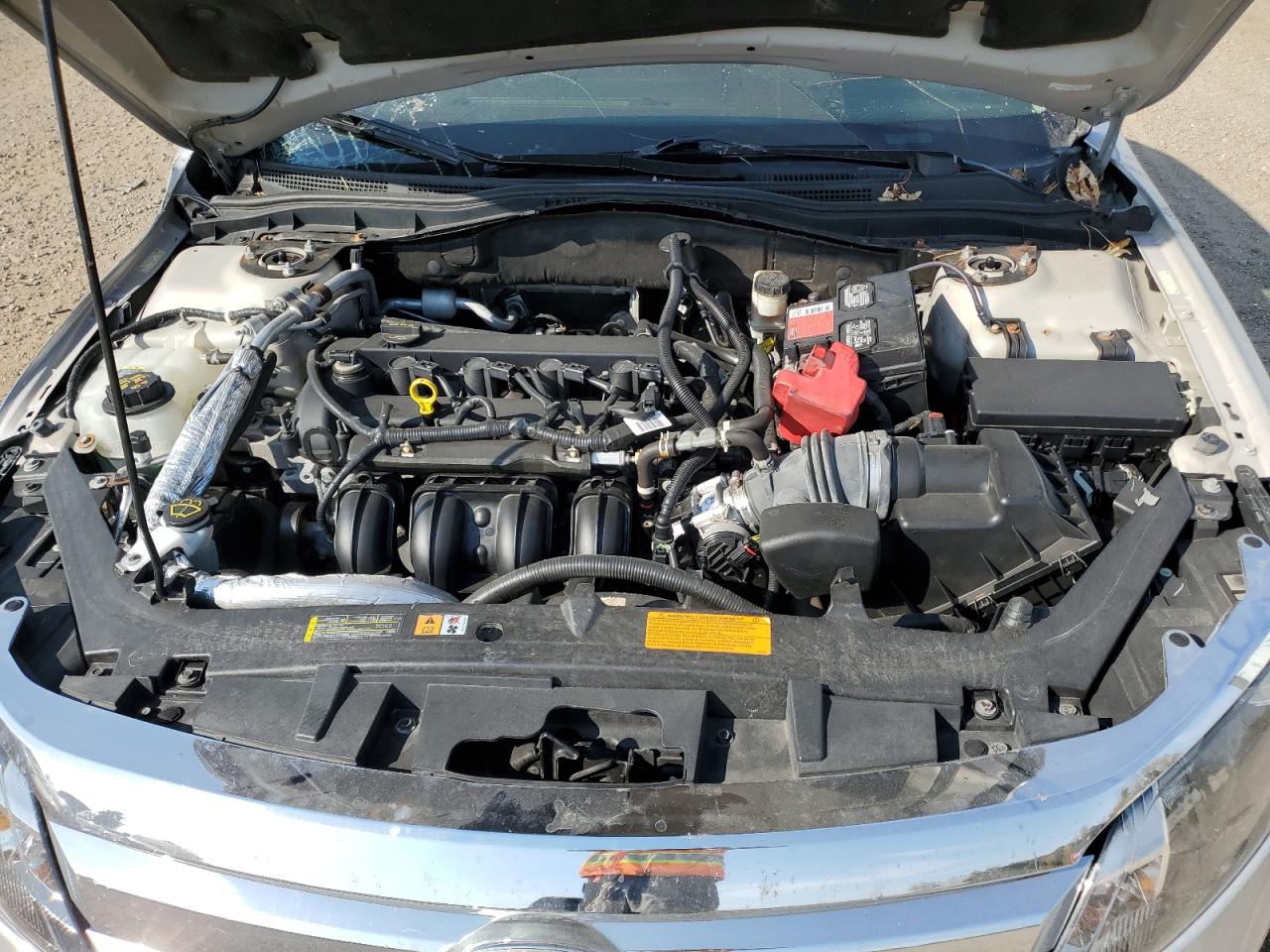 2010 Ford Fusion VIN 3FAHP0JA9AR342561 Copart auction photo, side / front end damage thumbnail 12