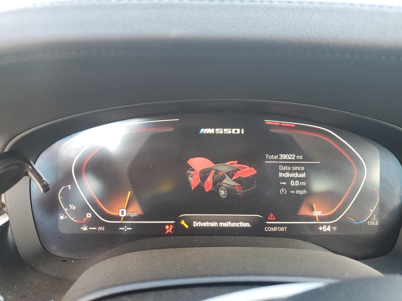 2020 BMW M5 VIN WBAJS7C0XLCD12803 Copart auction photo, front end / side damage thumbnail 9