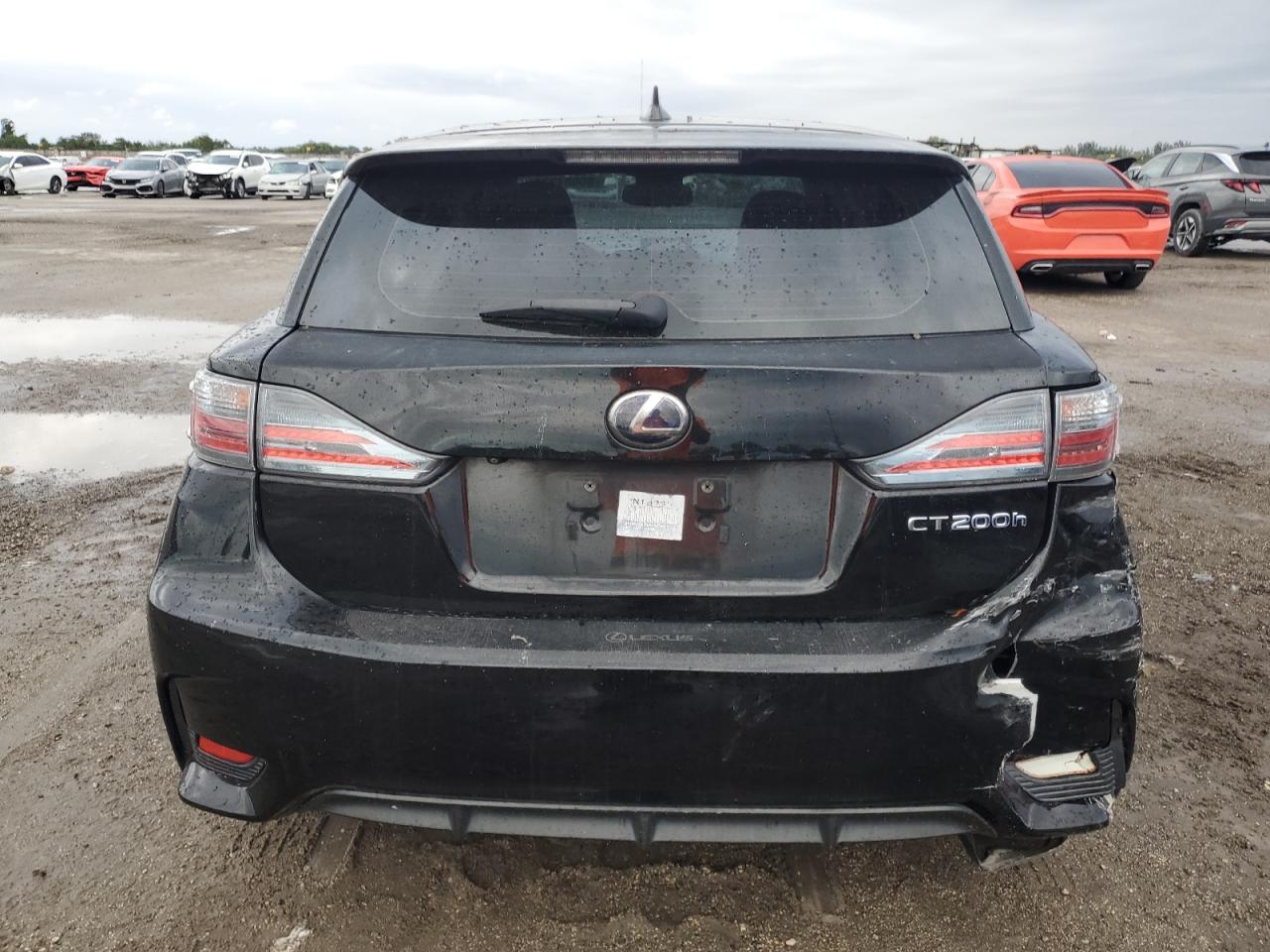 2016 Lexus CT VIN JTHKD5BH5G2259044 Copart auction photo, front end / rear end damage thumbnail 6