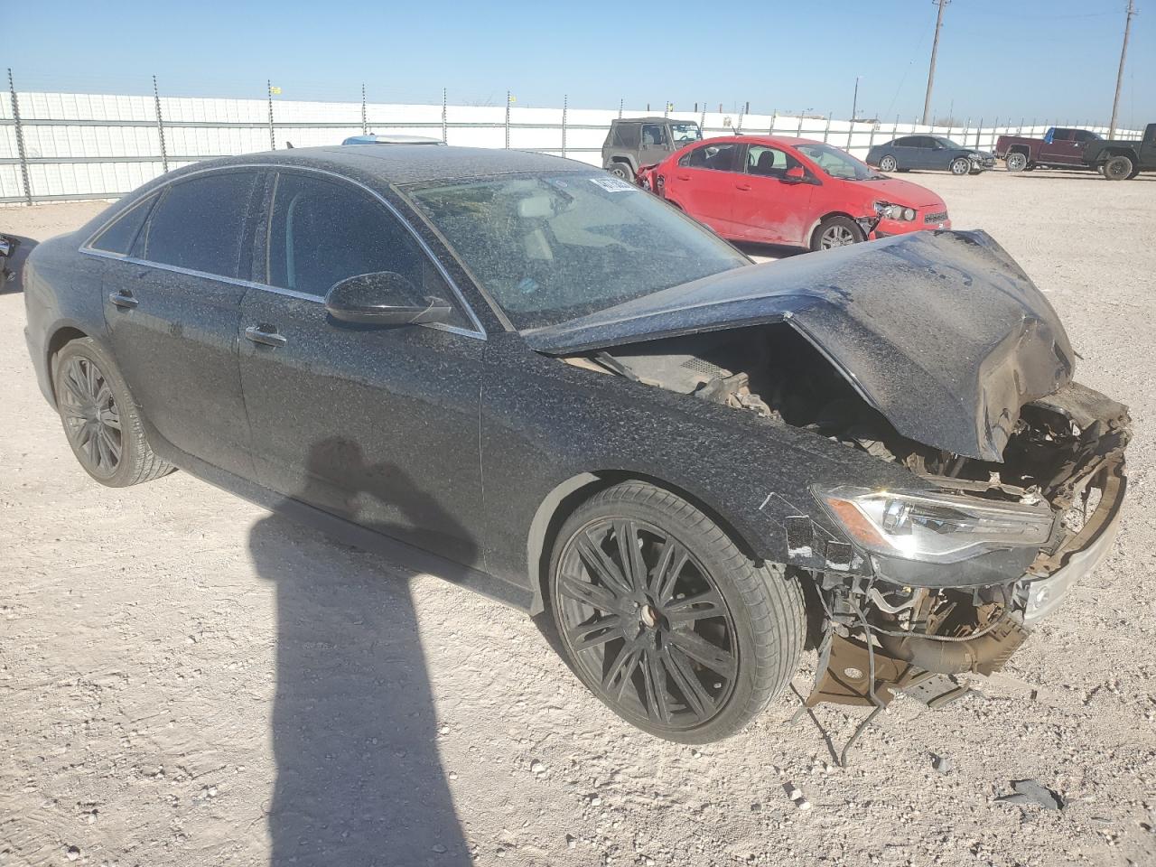 2018 Audi A6 VIN WAUC8AFC0JN024913 Copart auction photo, front end / minor dent/scratches damage thumbnail 4