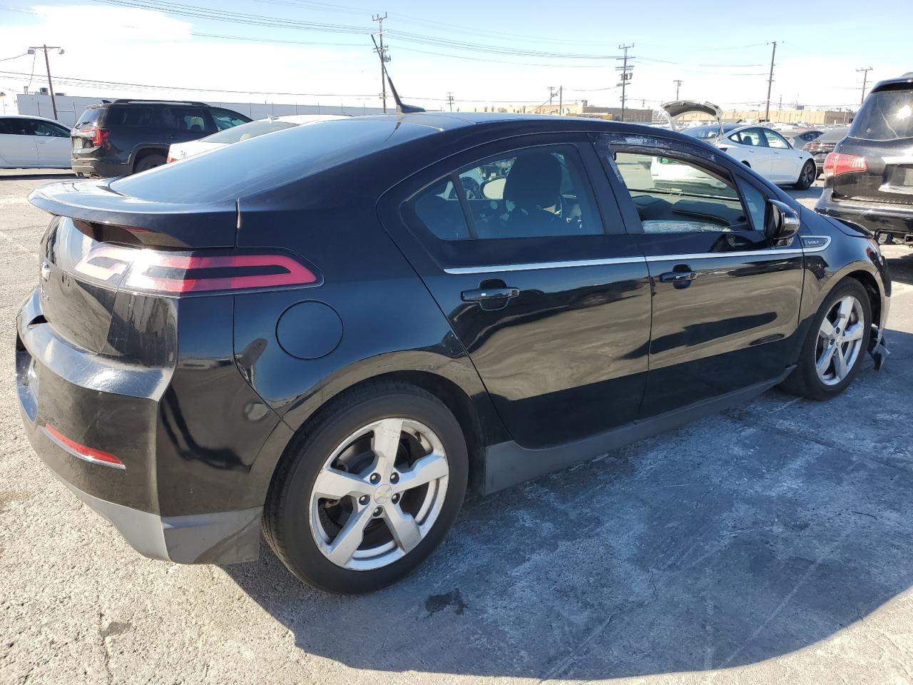 2014 Chevrolet Volt VIN 1G1RE6E44EU138589 Copart auction photo, all over damage thumbnail 3