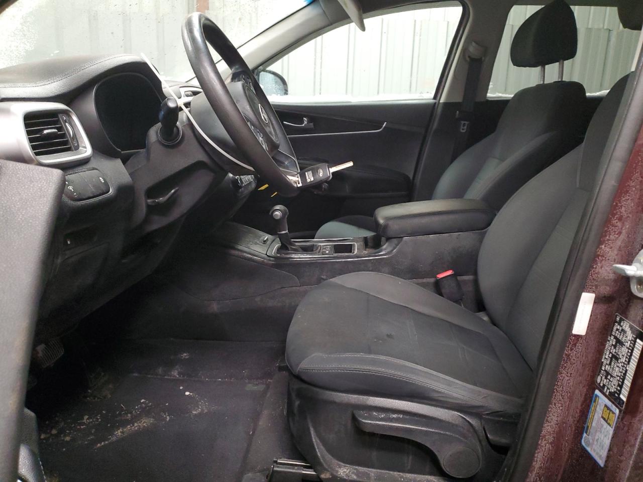 2018 KIA Sorento VIN 5XYPGDA59JG413171 Copart auction photo, side / front end damage thumbnail 7