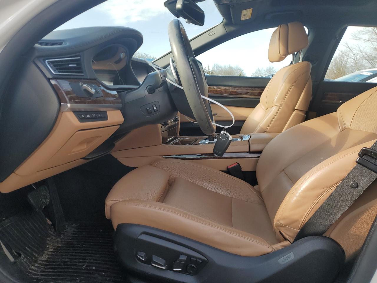 2015 BMW 7er VIN WBAYF8C57FG245558 Copart auction photo, front end damage thumbnail 7