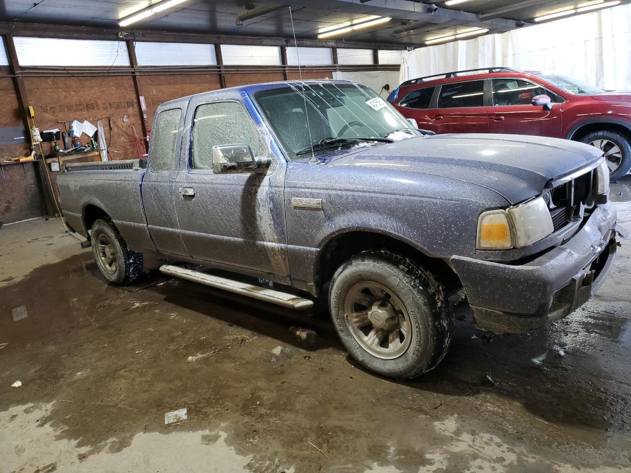 2006 Ford Ranger VIN 1FTYR44E76PA09705 Copart auction photo, front end / side damage thumbnail 4