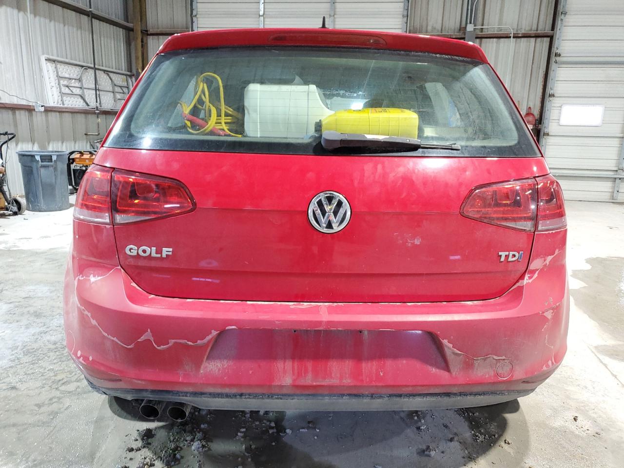 2015 Volkswagen Golf VIN 3VW2A7AU1FM066849 Copart auction photo, front end / side damage thumbnail 6